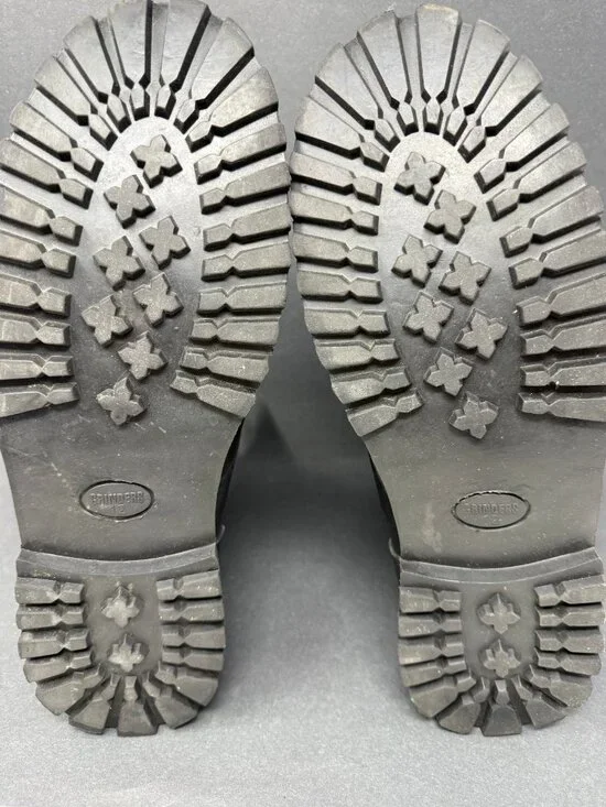 Grinders Boot Black London England Mens 12 Combat Style Boots - Picture 6 of 11